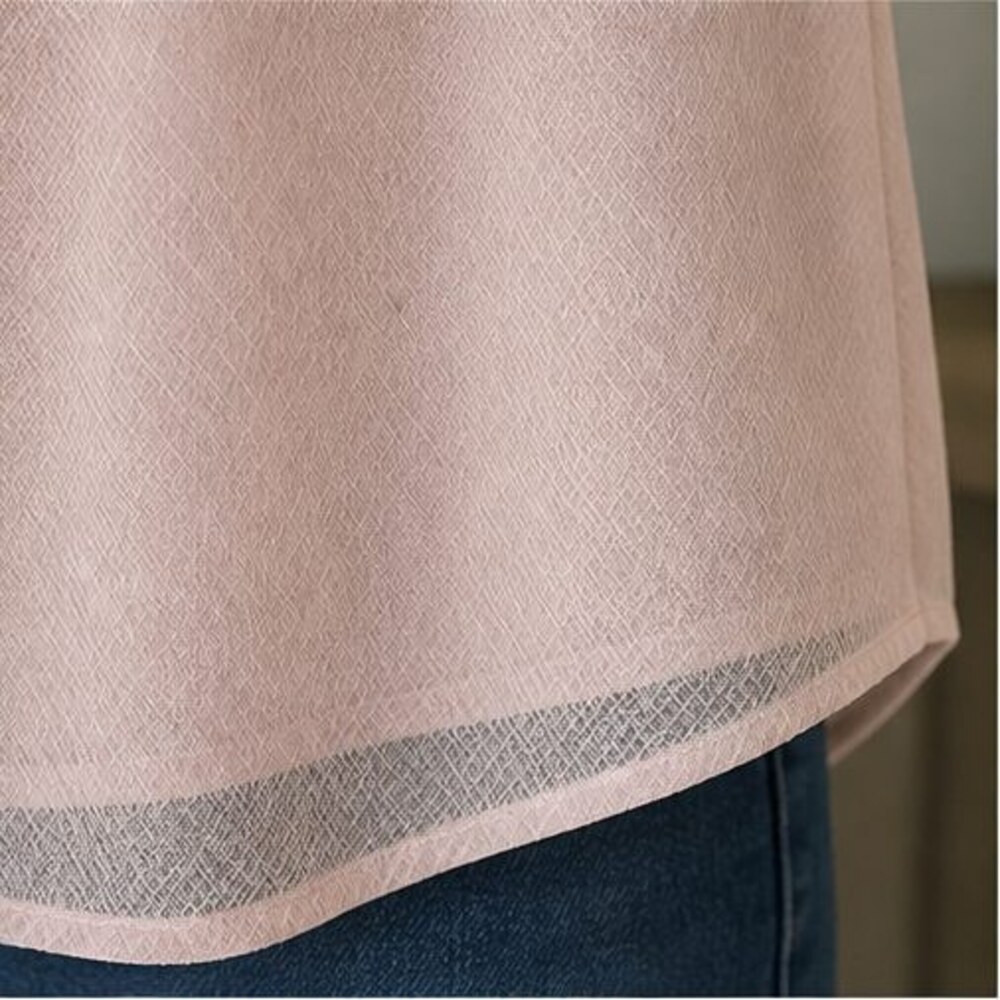 Blush Ruffle Blouse - Picture 6 of 6